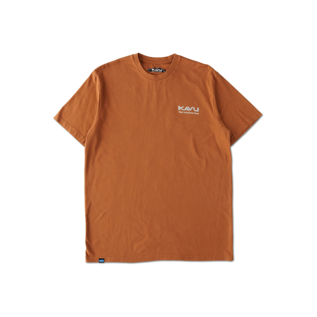 T-SHIRT HOMME KAVU RANGE CEDAR RUST 8135 2676 KAVU MAHEU GO SPORT DEVANT