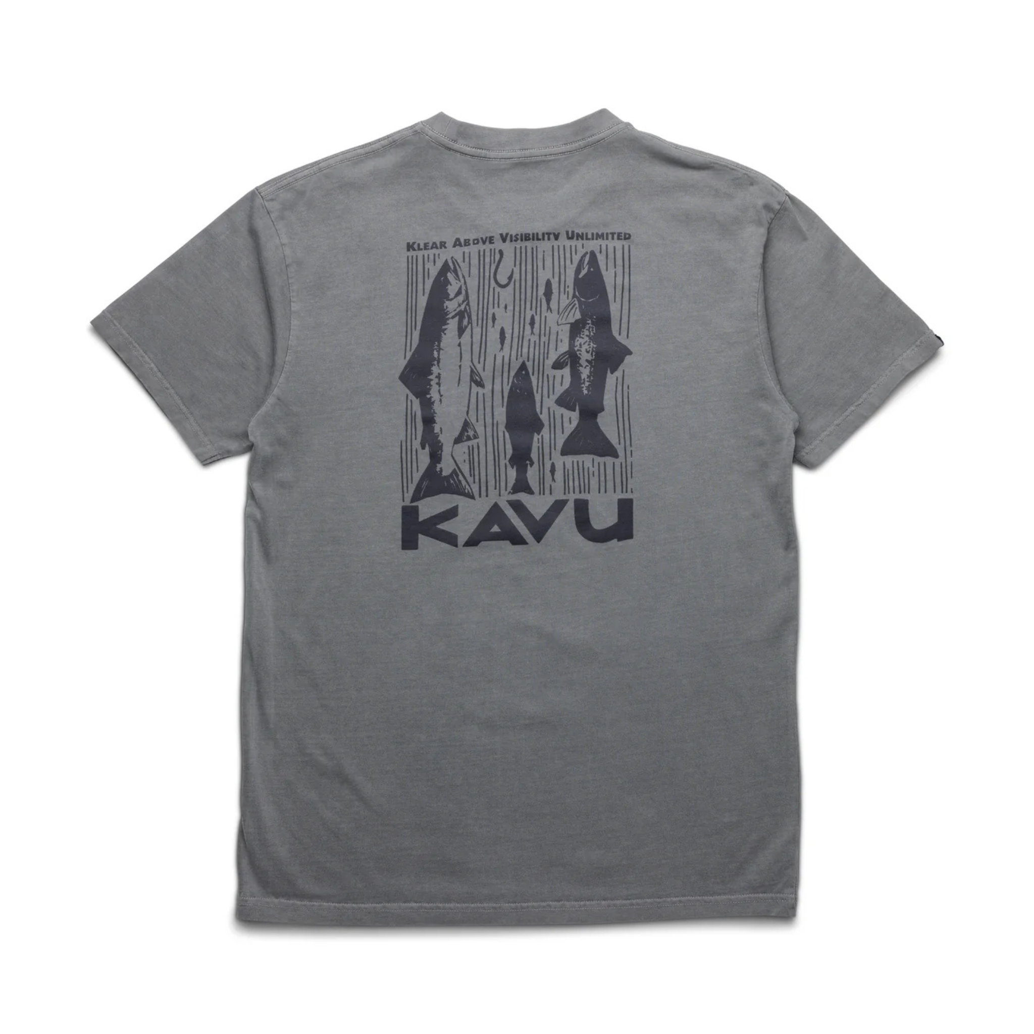 T-SHIRT MANCHES COURTES KAVU HOMME SALMON MOONLESS NIGHT 8139 2027 MAHEU GO SPORT DOS
