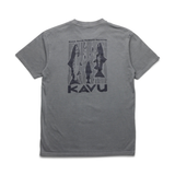 T-SHIRT MANCHES COURTES KAVU HOMME SALMON MOONLESS NIGHT 8139 2027 MAHEU GO SPORT DOS