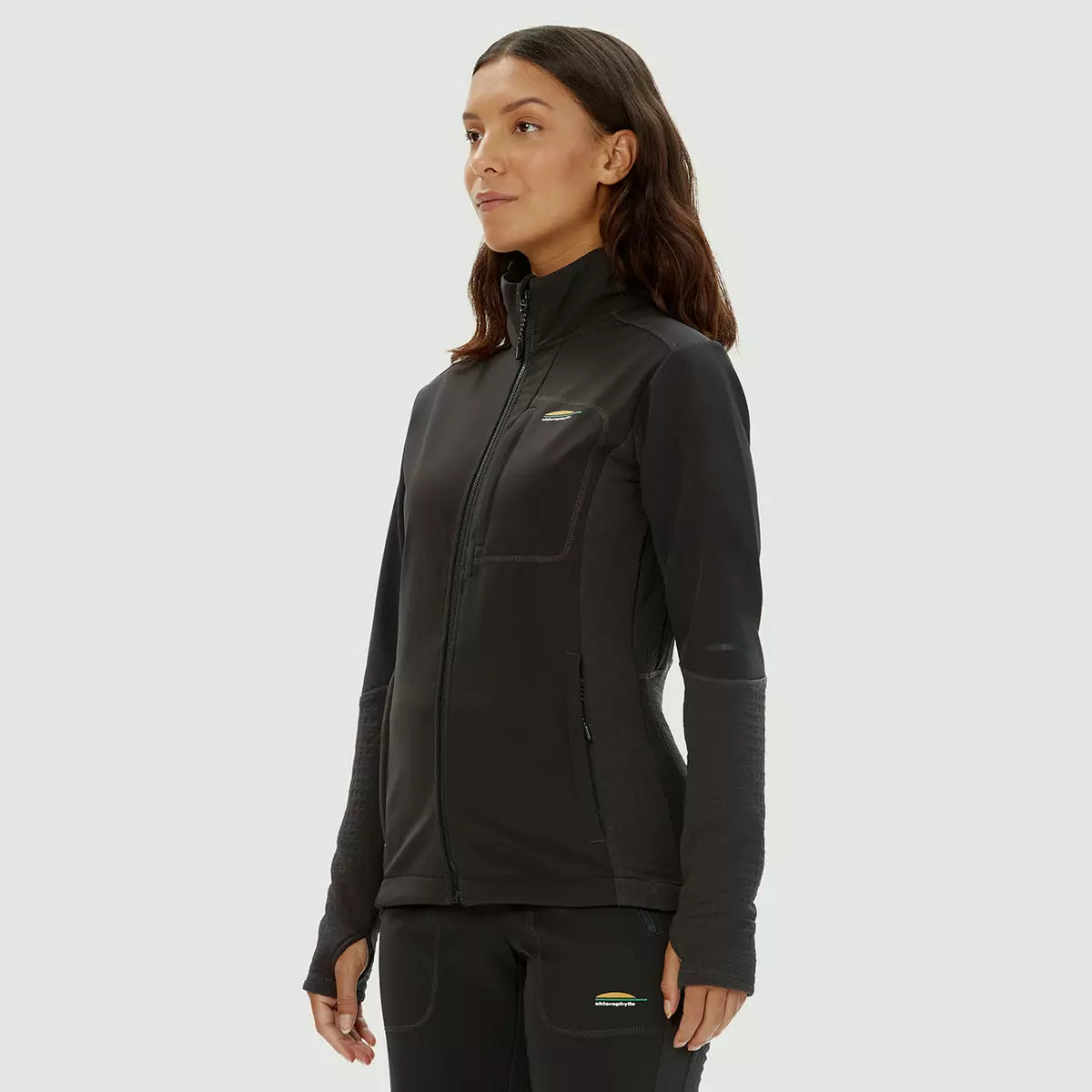 MANTEAU SOFTSHELL FEMME FUNDY NOIR 82426 CHLOROPHYLLE MAHEU GO SPORT ANGLE CHAPITEAU