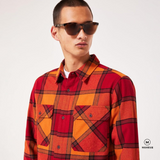 CHEMISE FLANNEL HOMME 90'S PLAID ORANGE - Maheu Go Sport