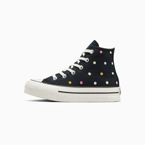 CHAUSSURE PLATE-FORME JUNIOR, HI TOP POLKA DOTS - Maheu Go Sport