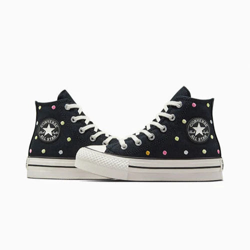 CHAUSSURE PLATE-FORME JUNIOR, HI TOP POLKA DOTS - Maheu Go Sport