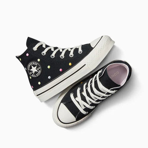 CHAUSSURE PLATE-FORME JUNIOR, HI TOP POLKA DOTS - Maheu Go Sport