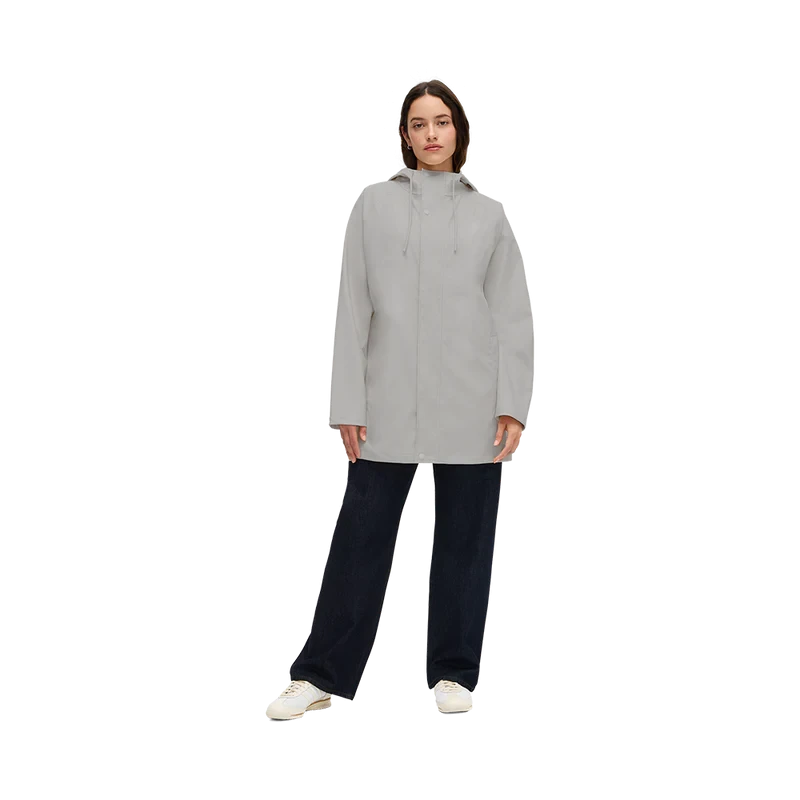 MANTEAU DE PLUIE FEMME, TORRENTIAL BRUME