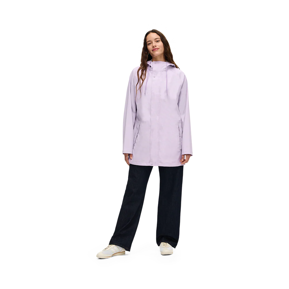 MANTEAU PLUIE FEMME KOMBI CLIMATE SERIES TORRENTIAL MAUVE PÂLE OW00012 MAHEU GO SPORT DEVANT