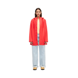 MANTEAU DE PLUIE FEMME, TORRENTIAL ROUGE