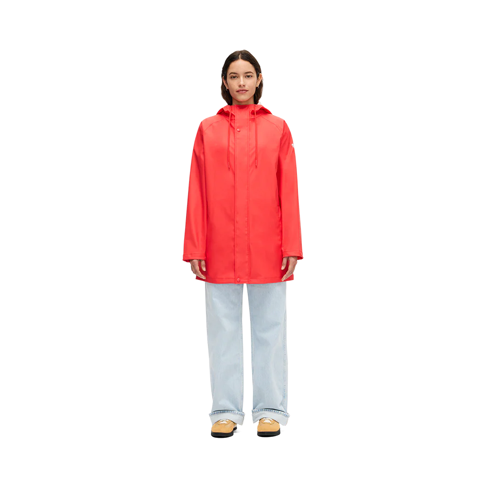 MANTEAU DE PLUIE FEMME KOMBI CLIMATE SERIES TORRENTIAL ROUGE OW00012 MAHEU GO SPORT DEVANT