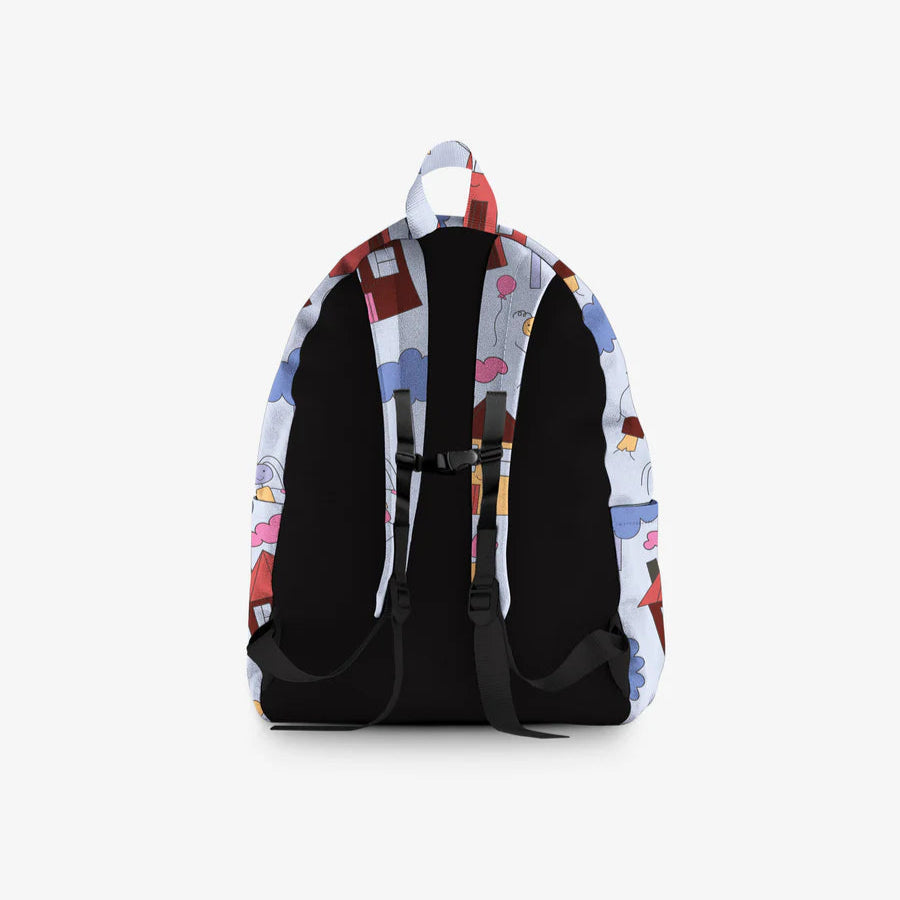 SAC À DOS ÉCOLE DOODLE TOWN BLEU ACPBFA25A7 HEADSTER KIDS MAHEU GO SPORT DOS