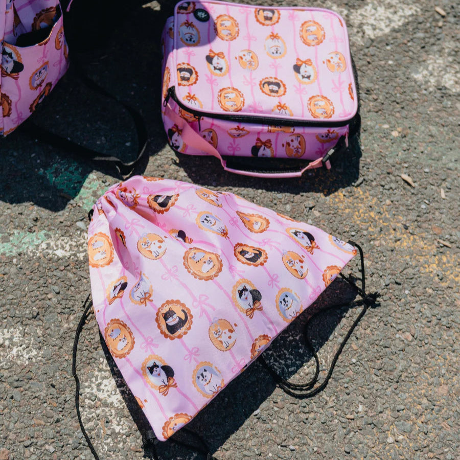 SAC À CORDON CHAUSSURE ECOLE KITTY CHARM ROSE ACSHFA25A1 HEADSTER KIDS MAHEU GO SPORT