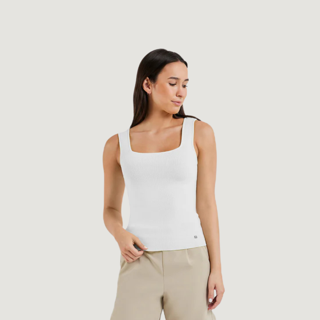 CAMISOLE FEMME LOYOLA BLANC AKG22008 0002 FIG MAHEU GO SPORT DEVANT