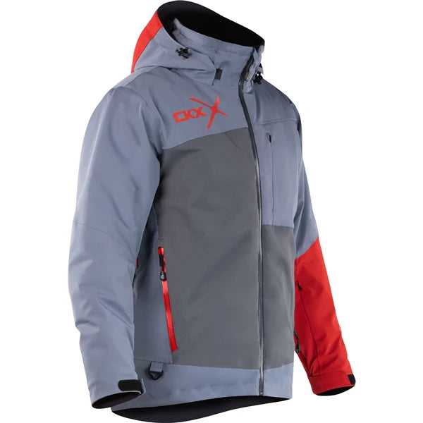 MANTEAU MOTONEIGE POUR HOMME, ALASKA GRIS