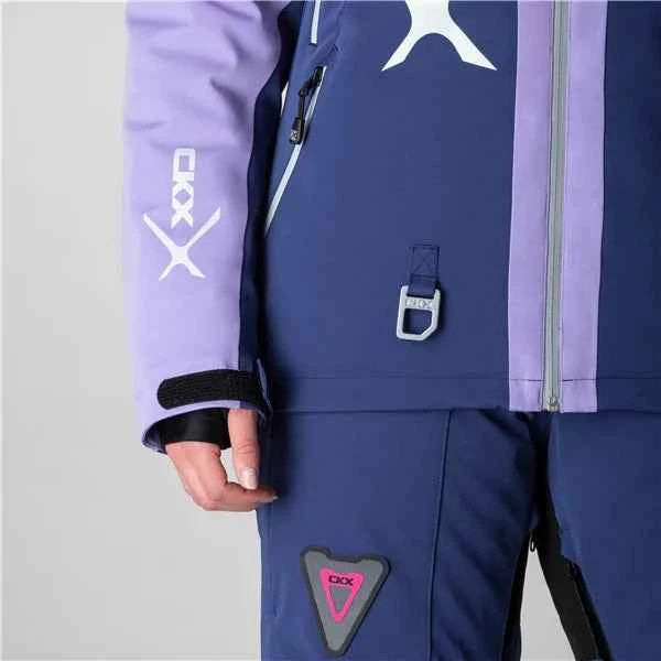 MANTEAU MOTONEIGE FEMME, ALASKA MAUVE & TWILIGHT