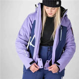 MANTEAU MOTONEIGE FEMME, ALASKA MAUVE & TWILIGHT
