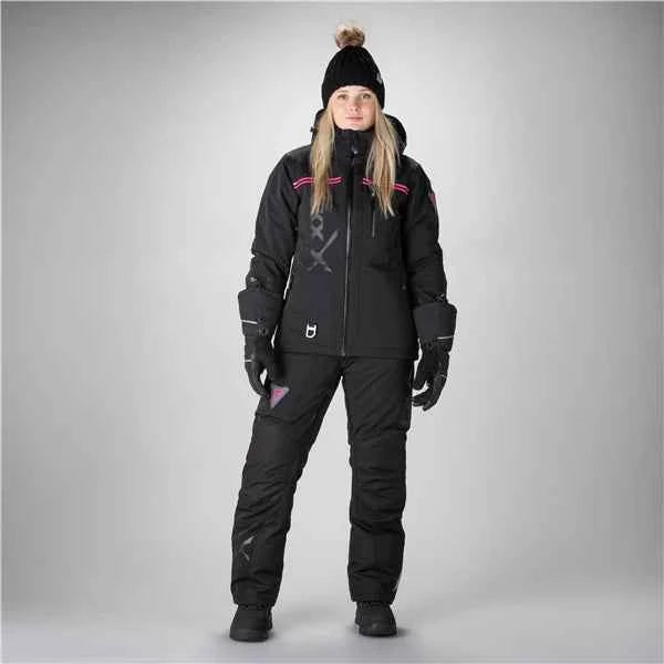 MANTEAU MOTONEIGE FEMME, ALASKA NOIR