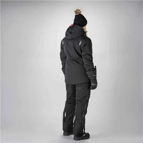 MANTEAU MOTONEIGE FEMME, ALASKA NOIR