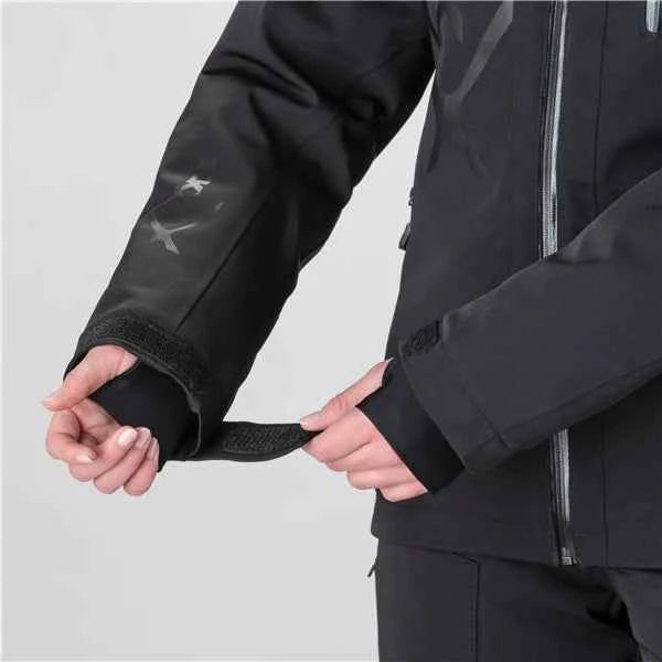 MANTEAU MOTONEIGE FEMME, ALASKA NOIR