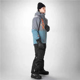 MANTEAU MOTONEIGE HOMME, ALASKA GRIS & BLEU