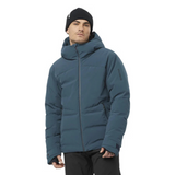 MANTEAU SKI DUVET HOMME ALPENFLOW BLEU LC2332200 SALOMON MAHEU GO SPORT DEVANT MANNEQUIN