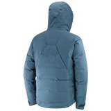 MANTEAU SKI DUVET HOMME ALPENFLOW BLEU LC2332200 SALOMON MAHEU GO SPORT DOS