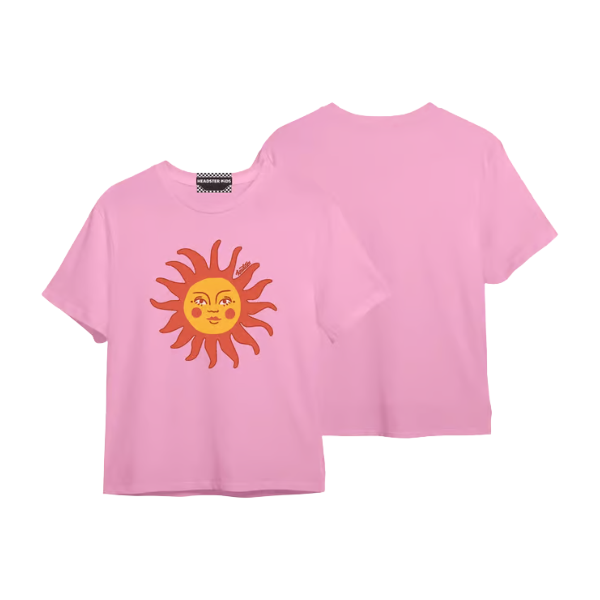 T-SHIRT MANCHE COURTE HEADSTER KIDS FILLE HORIZON SUN ROSE APTSSP26H1 MAHEU GO SPORT DEVANT DOS