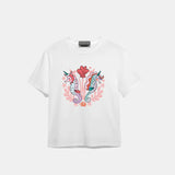 T-SHIRT HEADSTER KIDS FILLE SEAHORSE DREAMS BLANC APTSSU26I5 MAHEU GO SPORT DEVANT