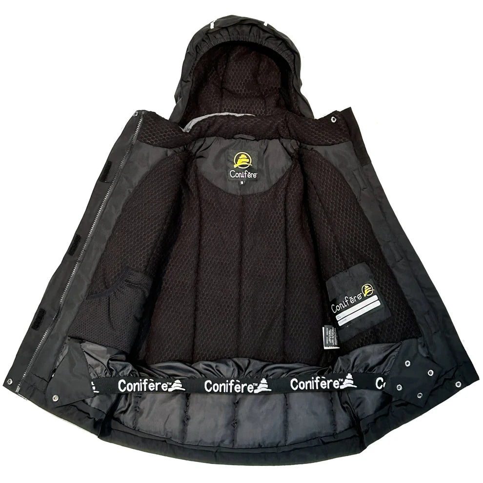HABIT D'HIVER 2 PIÈCES ENFANT, CONIFERE NOIR (4 À 6X ANS)