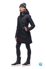 MANTEAU DUVET FEMME AYABA III NOIR 07006 3166 indyeva MAHEU GO SPORT CÔTÉ