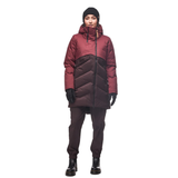 MANTEAU DUVET HIVER FEMME AYABA III CERISE INDYEVA MAHEU GO SPORT DEVANT