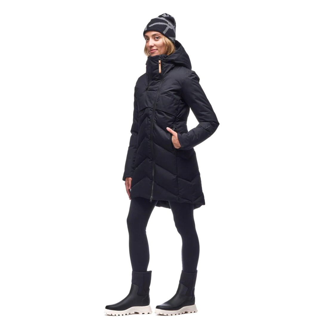 MANTEAU DUVET FEMME, AYABA III NOIR