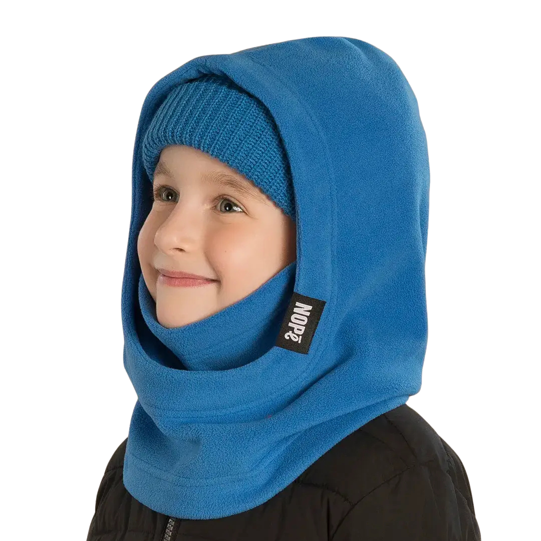 CHILDREN'S HOOD, CORNFLOWER BLUE