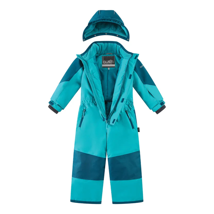 HABIT D'HIVER 1 PIÈCE ENFANT, BLIZZARD AQUA (3 À 5 ANS)