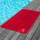 SERVIETTE DE PLAGE EN MICROFIBRE, BOHÈME ROUGE