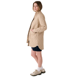 MANTEAU ISOLÉ LOLE FEMME 3/4 BOMBER COQUILLE DE SABLE LUW0891 E254 MAHEU GO SPORT CÔTÉ MANNEQUIN