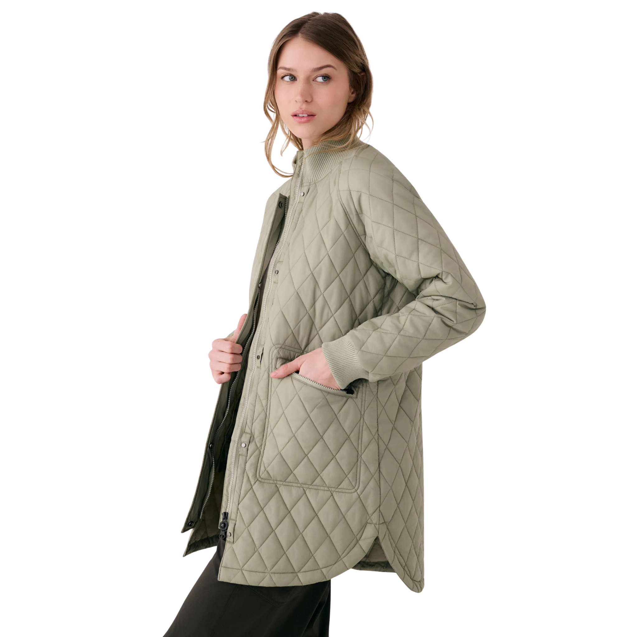 MANTEAU ISOLÉ LOLE FEMME 3/4 BOMBER SAULE LUW0891 V814 MAHEU GO SPORT CÔTÉ