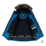ENSEMBLE NEIGE JUNIOR BOTLEV BLEU CONIFERE - Maheu Go Sport