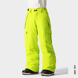 pantalon-isole, snow pant, junior-cargo-lime-686-H24