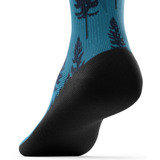CHAUSSETTES DE COMPRESSION HAUTE ADULTE,  BRIGHT NIGHT