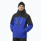 MANTEAU SKI HOMME BRILLIANT SURF THE WEB LC2332600 SALOMON MAHEU GO SPORT DEVANT MANNEQUIN