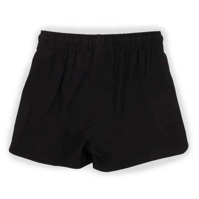 SHORT MAILLOT POUR ENFANT, NOIR (4 À 8 ANS)