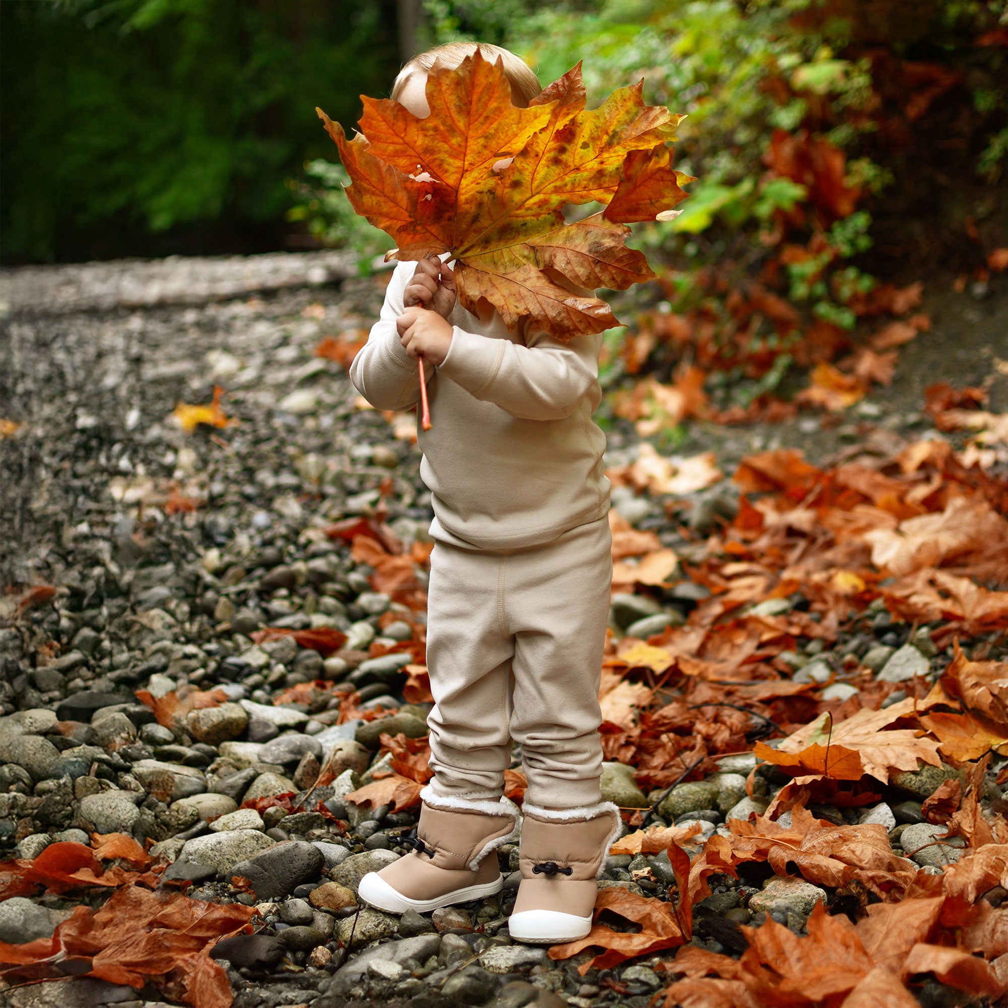 BOTTE MI-SAISON POUR TOUT-PETIT, STAY PUT TRAIL BEIGE (4 À 7)