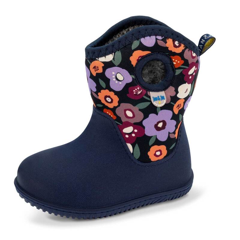 BOTTE MI-SAISON TOUT-PETIT TOASTY DRY LITE FLEURS BTL WFL JAN JUL MAHEU GO SPORT CÔTÉ