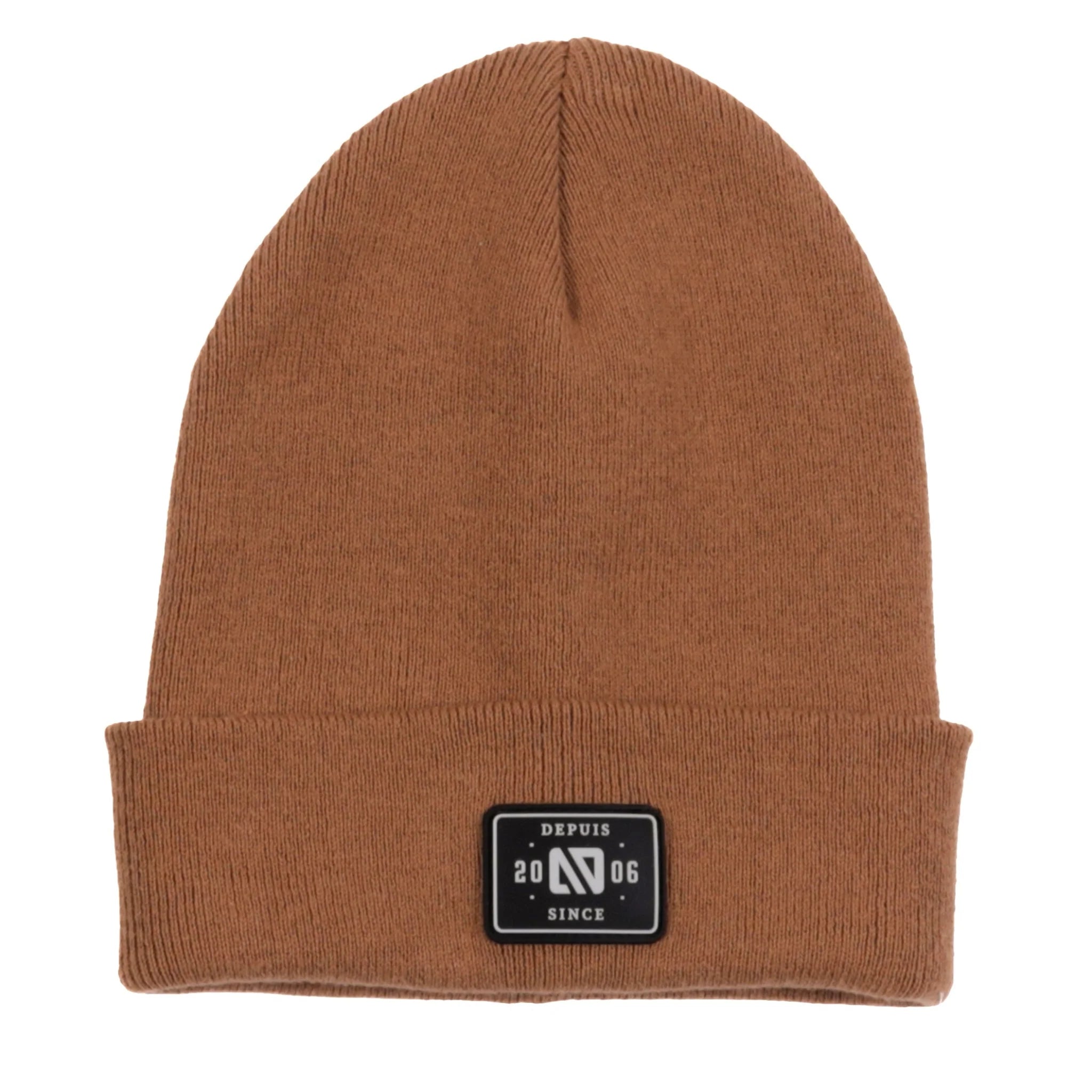 TUQUE EN TRICOT ENFANT, BRUN BTUT230 NANO MAHEU GO SPORT DEVANT