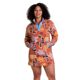 ROBE FEMME CAMPO CINNAMON FOLK ART T1781301 TOAD AND CO MAHEU GO SPORT DEVANT MANNEQUIN