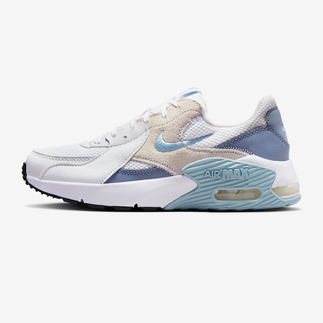 ESPADRILLE FEMME AIR MAX EXCEE BLANC, BEIGE & BLEU CD5432 138 NIKE MAHEU GO SPORT CÔTÉ