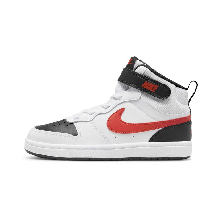 CHAUSSURE ENFANT, COURT BOROUGH MID BLANC, NOIR ET ROUGE (1 À 3) - Maheu Go Sport