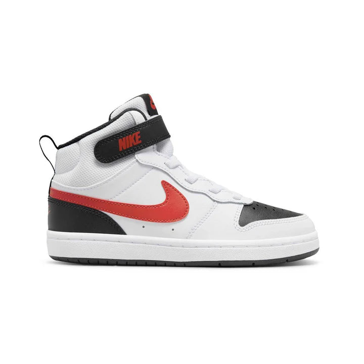 CHAUSSURE ENFANT COURT BOROUGH MID BLANC NOIR ROUGE CD7783 110 NIKE MAHEU GO SPORT CÔTÉ