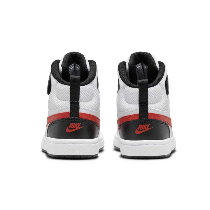 CHAUSSURE ENFANT, COURT BOROUGH MID BLANC, NOIR ET ROUGE (1 À 3) - Maheu Go Sport