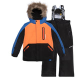 HABIT D'HIVER 2 PIÈCES GARÇON, ORANGE (7 À 14 ANS) CF17616 CONIFERE MAHEU GO SPORT DEVANT