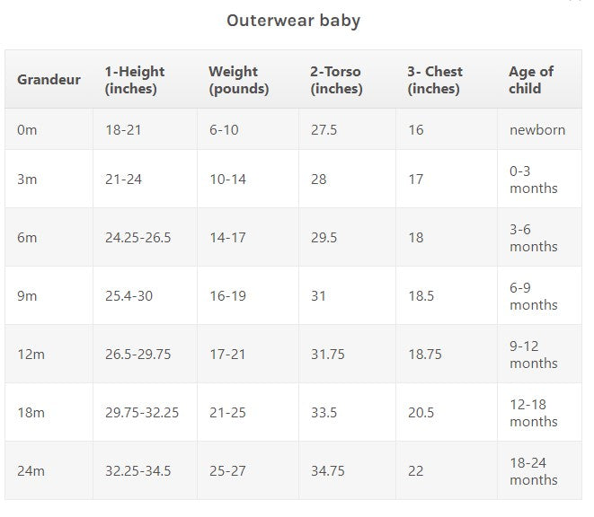 HABIT D'HIVER POUR BÉBÉ, IMPRIMÉ FEUILLES